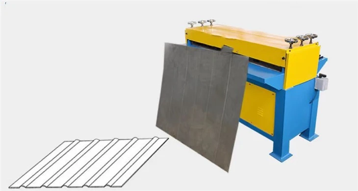 Galvaniseruðu lakplata Square Duct Electric Beading Roller Machine