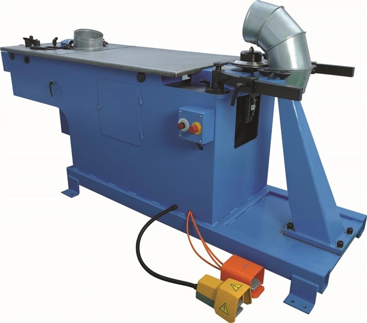 Hringlaga olnbogasaumsskápur Gorelocker olnbogasaumslásvél Round Duct Seam Locker